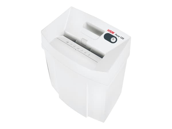 HSM Pure 120, 3,9 mm, 20 L, 55 dB, 2640 mm/min, 14 arkkia, Antrasiitti, Valkoinen