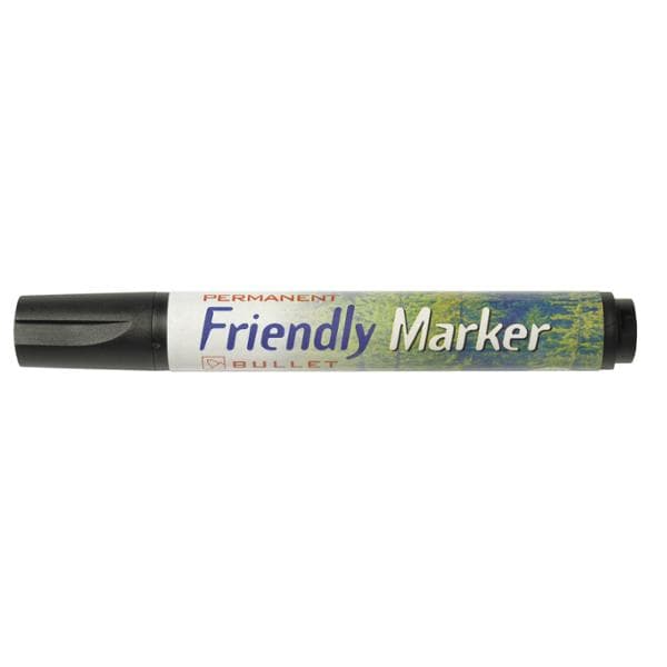 Permanent marker Ballograf Friendly, rund, sort