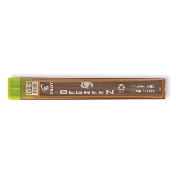 Stivere pilot begreen, grafitt, 0,5 mm, hb, koffert med 12 stk.