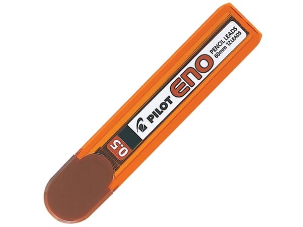 Stivere pilot begreen, grafitt, 0,5 mm, hb, koffert med 12 stk.