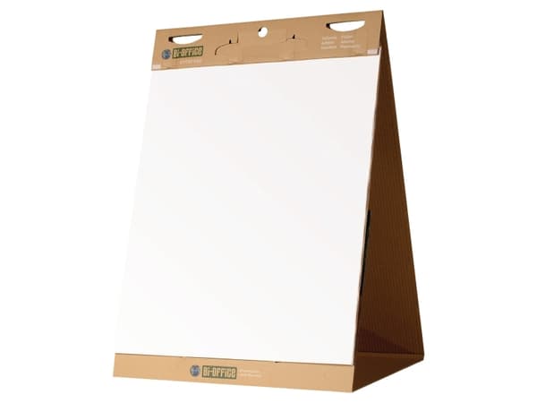 Bordflipover Bi-Office Earth-it! hvid m/20 ark
