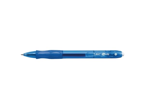 Gelpen BIC Gel-ocity Original Medium blå - med klikmekanisme - (12 stk.)