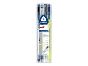 Marker Staedtler Triplus Mobile Office ass. ergonomiska skrivartiklar (set med 4 st.)