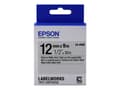 Miniatyrbilde 2 av 5: Epson LabelWorks LK-4SBE - Svart på matt sølv - Rull (1,2 cm x 2,9 m) 1 kassett(er) merketape - for LabelWorks LW-1000, 300, 400, 600, 700, 900, K400