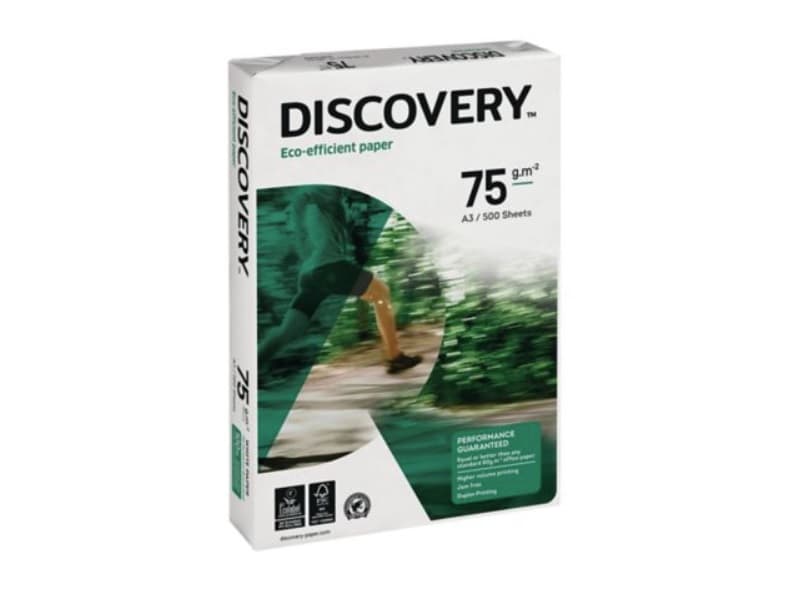 Skrivarpapper Discovery A3 vit 75g - (500 ark)