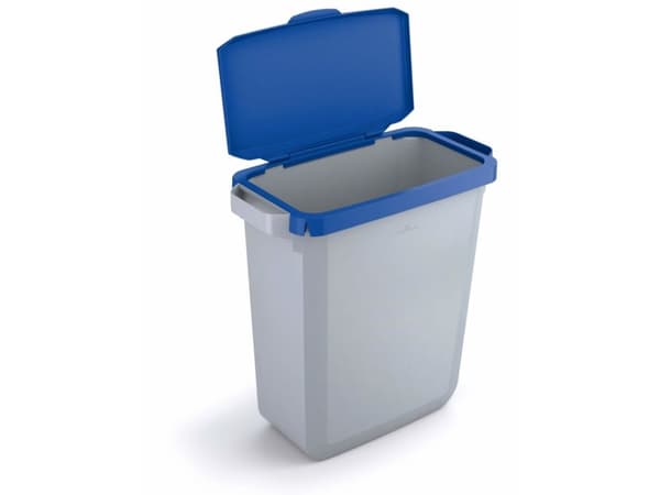 Hængslet låg til affaldsspand Durable Durabin 60L blå