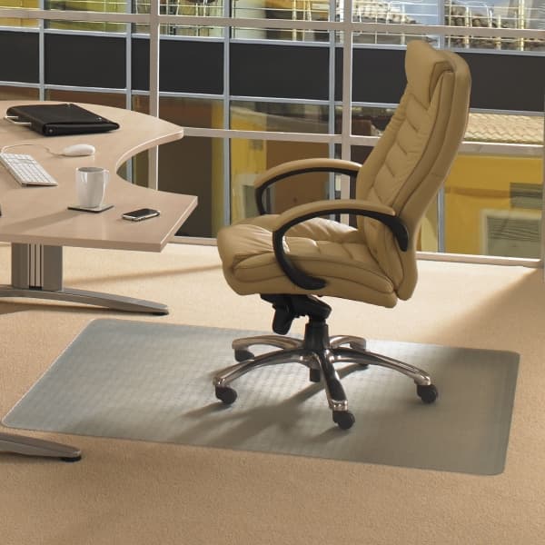 Stolsmatta Floortex ECOTEX, djurplast med spikar, 120 x 150 cm