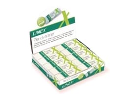 Viskelæder Linex ER30 PVC-fri hvid (20 stk.)
