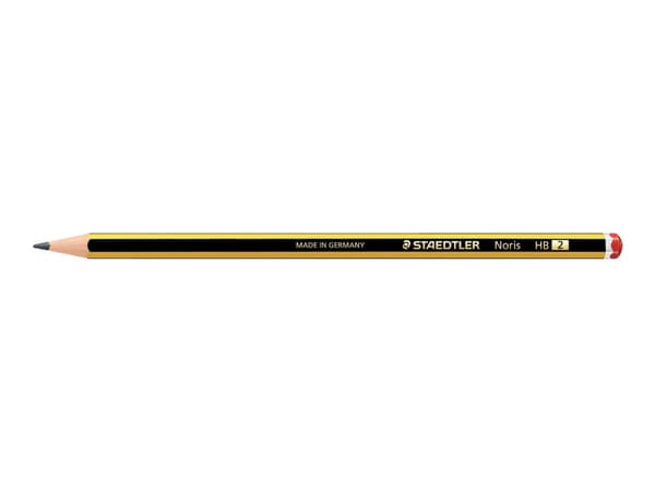 Blyant Staedtler Noris HB med topviskelæder (12 stk.)