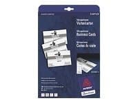 Avery - Hvit - 185 g/m² - 10 stk 10) visittkort