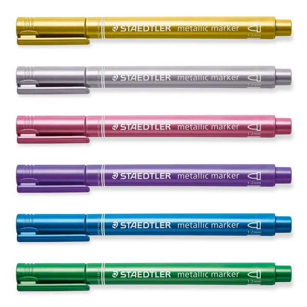 Marker Staedtler Metallic sølv 1-2 mm (stk.)