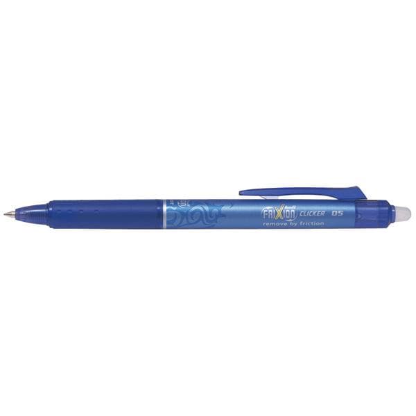Rollerpen Pilot Frixion Clicker m/tryk 0.5 mm blå (stk.)