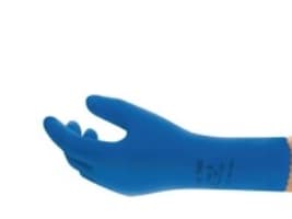Handsker Ansell Universal Plus 87-665, blå, str. 9,5 - 10, pakke a 1 par