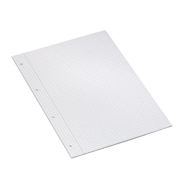 Arbetsblad A4 fyrkantig 5x5mm 80g (500 ark)