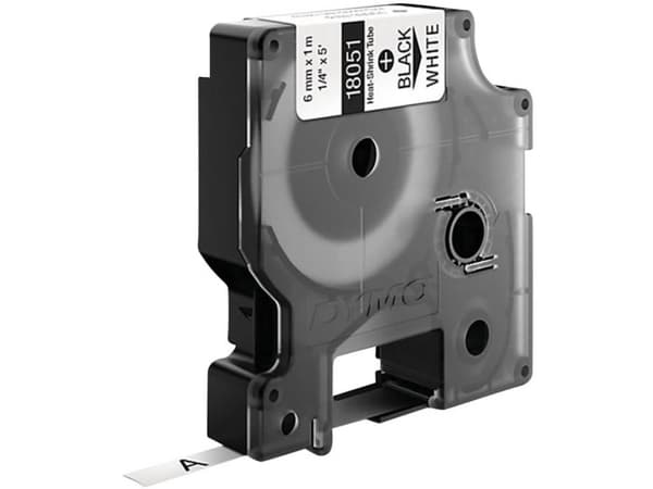 DYMO IND Kutisteputki, Musta valkoisella, Monivärinen, -55 - 135 °C, UL 224, MIL-STD-202G, MIL-81531, SAE-DTL 23053/5 (1, 3), DYMO, Rhino