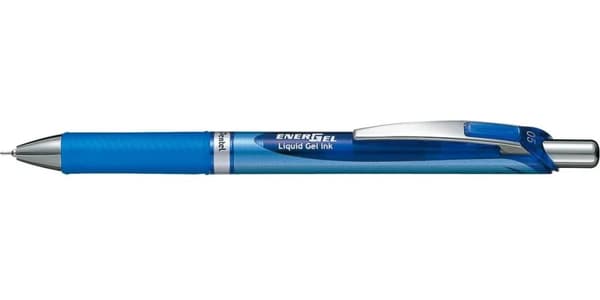 Pentel Energel BLN75 med trykknap 0,5 mm blå