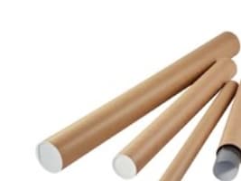 Paprør tidypac med 2 propper 80 x 750 mm ruskea
