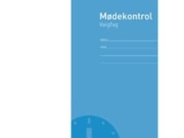 Valbara ämnen för möteskontrollbok
