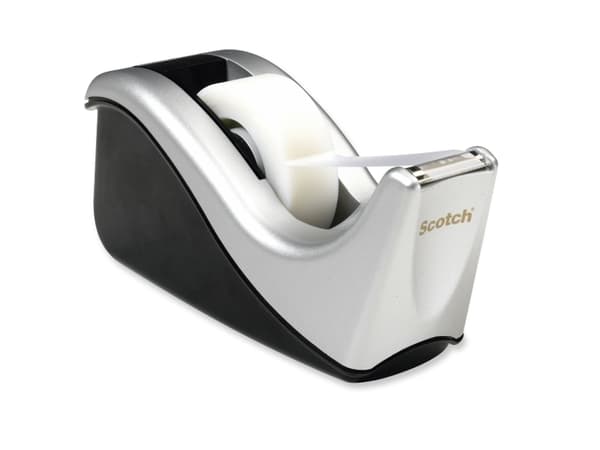 Scotch C60 - Dispenser - skrivebord - svart/sølv-dispenser