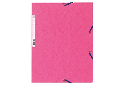 Elastisk mapp exacompta a4 fuchsia
