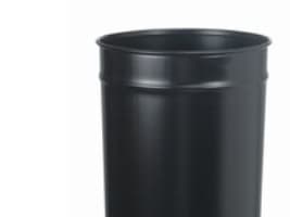 Papirkurv TWIN Metal 20 ltr. sort