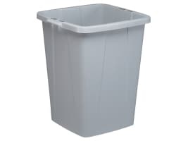 DURABLE DURABIN - Avfallskurv - firkantet - 90 L - håndtak - grå