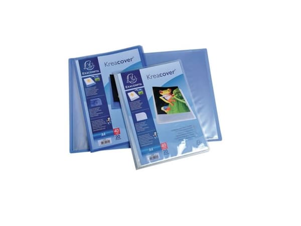 Demomappe Exacompta Kreacover® A4 med 20 lommer transparent