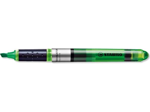 Highlighter Stabilo Navigator grøn - (stk.)