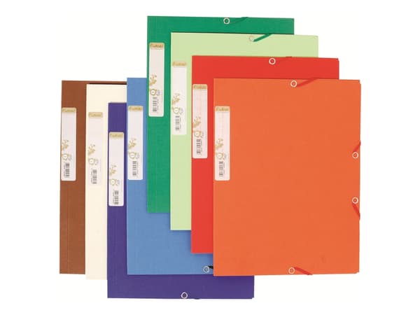 Exacompta Forever - 3-fliksmappe - for A4 - assorterte farger (en pakke 25)