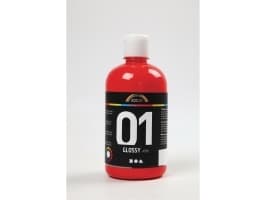 Akrylmaling A-Color 01 - blank, rød, 500 ml
