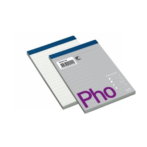 Bantex Phonepad, Bilde, Grå, Fiolett, A6, 70 ark, Semi-glossy, Linjerte ark