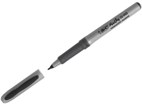 CD/DVD-marker BIC, sort