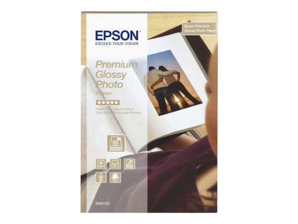 Epson Premium Glossy Photo Paper - Blank - 100 x 150 mm 40 ark fotopapir - for EcoTank ET-1810, 2810, 2811, 2814, 2815, 2820, 2825, 2826, 2850, 2851,