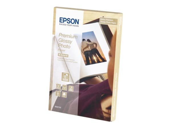 Epson Premium Glossy Photo Paper - Blank - 100 x 150 mm 40 ark fotopapir - for EcoTank ET-1810, 2810, 2811, 2814, 2815, 2820, 2825, 2826, 2850, 2851,