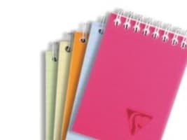 Notesblok Clairefontaine Linicolor Fresh A7 linjeret (stk.)
