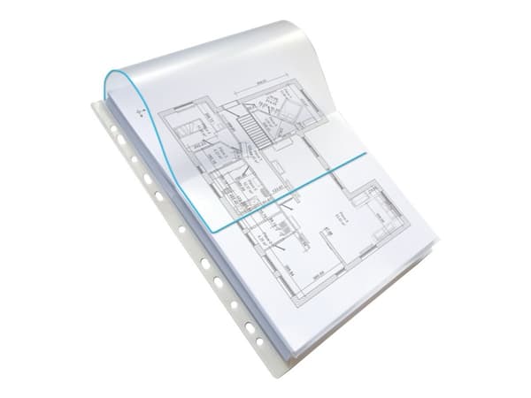 Kataloglomme Elba A4 med flap (pakke á 10 stk.)