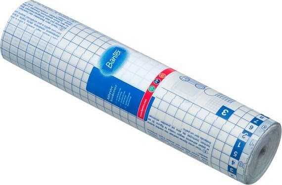 Bogomslag Bantex selvklæbende 30 cm x 25m transparent