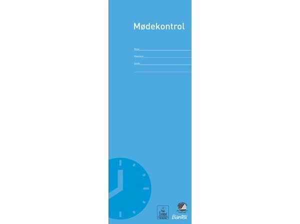 Möteskontrollbok Bantex