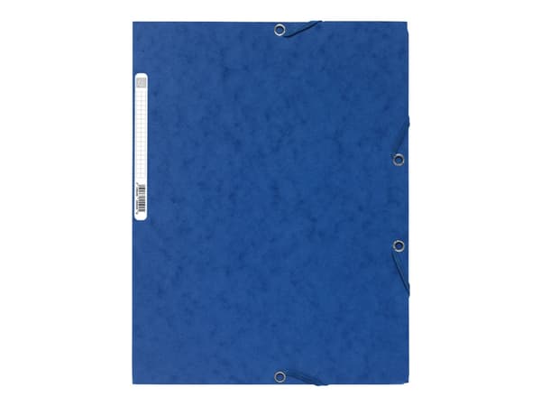 Elastikmappe Exacompta A4 blå