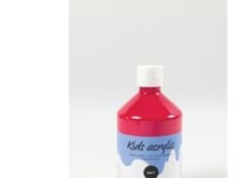 Akrylmaling A-Color 02 - mat, primærrød, 500 ml