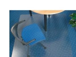 Stoleunderlag Cleartex Ultimat, polykarbonat med gris, 120 x 183 cm
