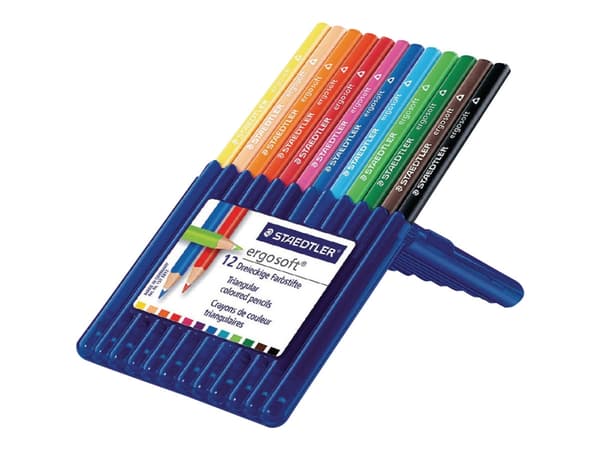 STAEDTLER ergosoft - Fargeblyant - assorterte farger (en pakke 12)