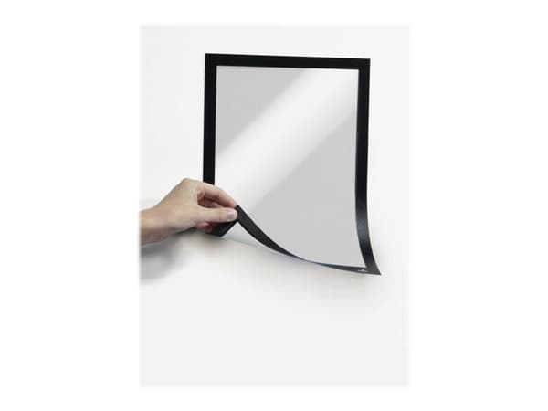 Magnetisk inforamme Durable Duraframe, A4, sort, pakke a 5 stk.