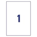 Miniatyrbilde 3 av 5: Avery Zweckform L4775REV - Polyester - matt - fjernbart selv-adhesiv - hvit - A4 (210 x 297 mm) 20 etikett(er) filmetiketter