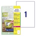 Miniatyrbilde 1 av 5: Avery Zweckform L4775REV - Polyester - matt - fjernbart selv-adhesiv - hvit - A4 (210 x 297 mm) 20 etikett(er) filmetiketter