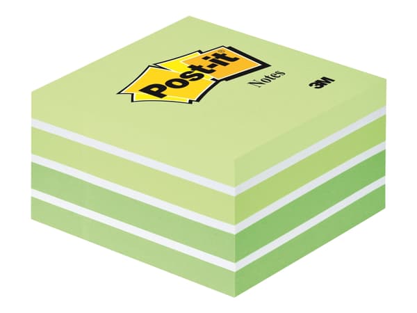 Post-it® Notes kubusblok, pastellivärinen, 76 mm x 76 mm, 450 arkkia