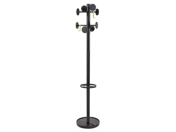Alba PMSTAN3 N, Gulvstående, Stål, 8 kroker, Sort, Plast, 5 kg
