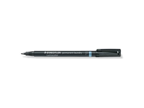 STAEDTLER Lumocolor - Markør - pysyvä - for tekstil - sort - fin