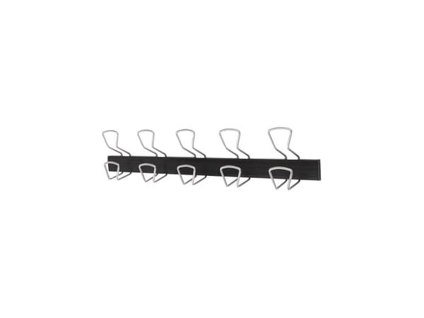 Alba PMPRO5M, Innendørs, Universalkrok, Sort, Sølv, ABS, Stål, Skru, 10 kg