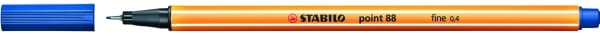 Fineliner Stabilo Point 88 blå (10 stk.)